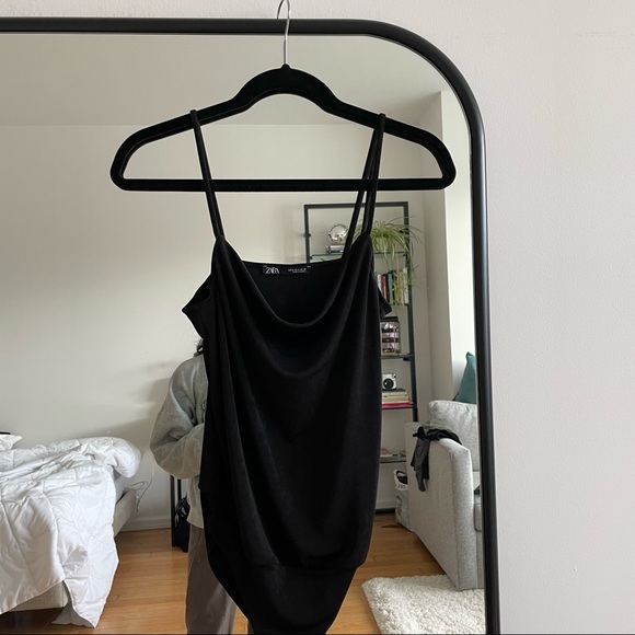 Zara tank top bodysuit black - Picture 2 of 4